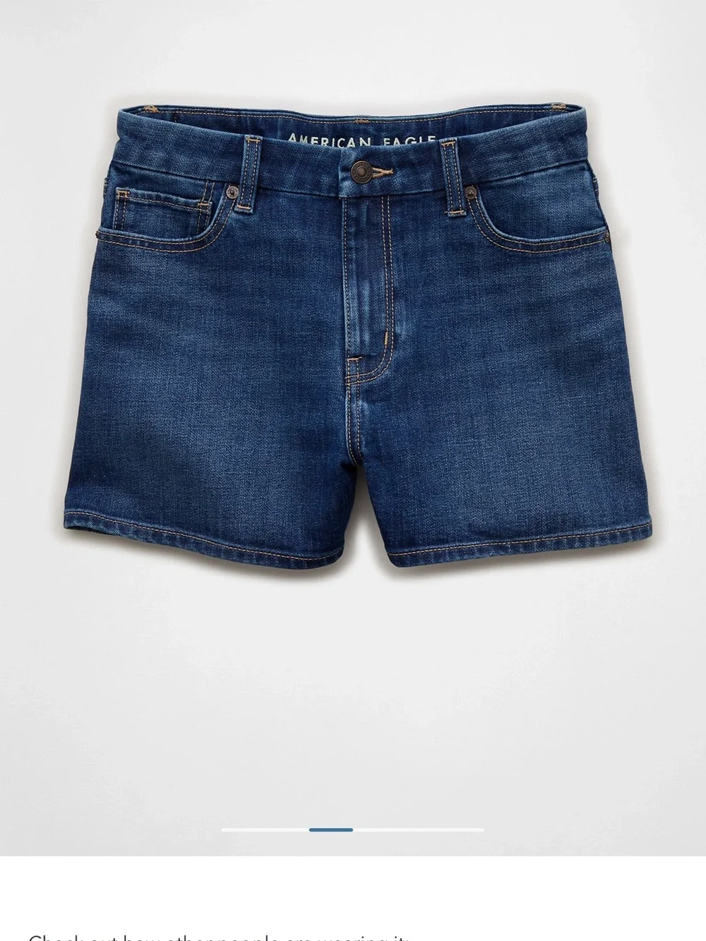 American Eagle Outfitters Dark Blue Women's Denim Jean Shorts